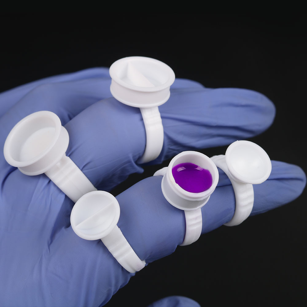 Nail Art Extension - 100 unidades de anillos para tatuajes,