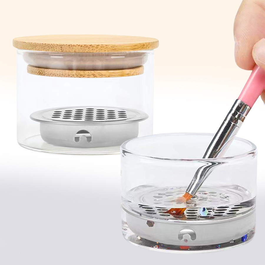Dip Powder Nail - Vaso limpiador de pinceles para uñas