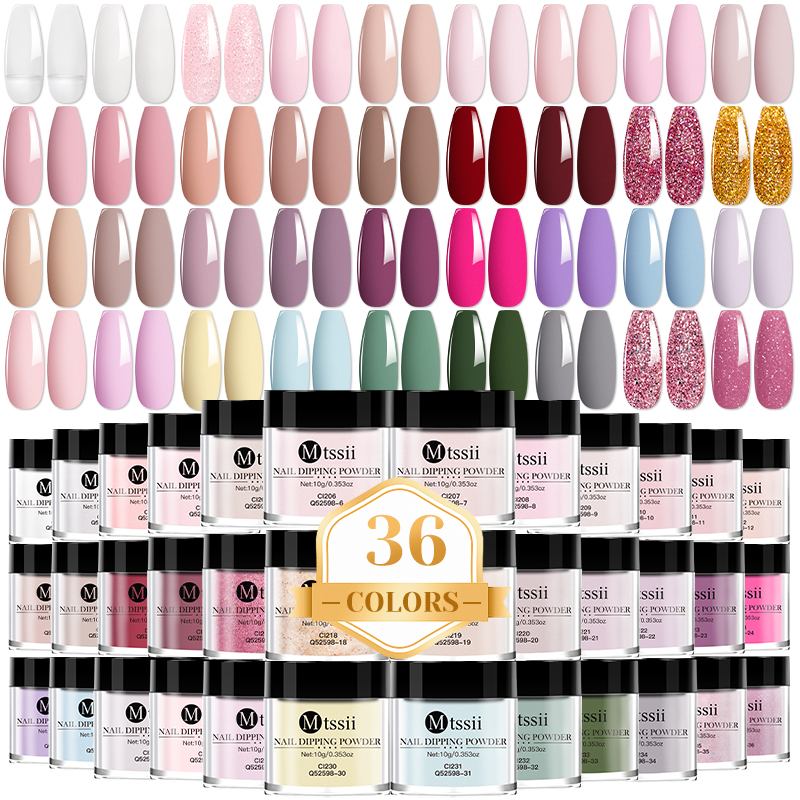 Dip Powder Nail - Polvo de inmersión acrílico para uñas,
