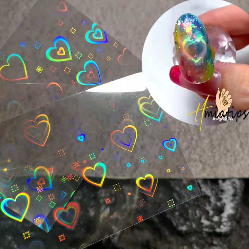 Pegatinas holográficas para uñ - Nail Art Lotso reseña y precio