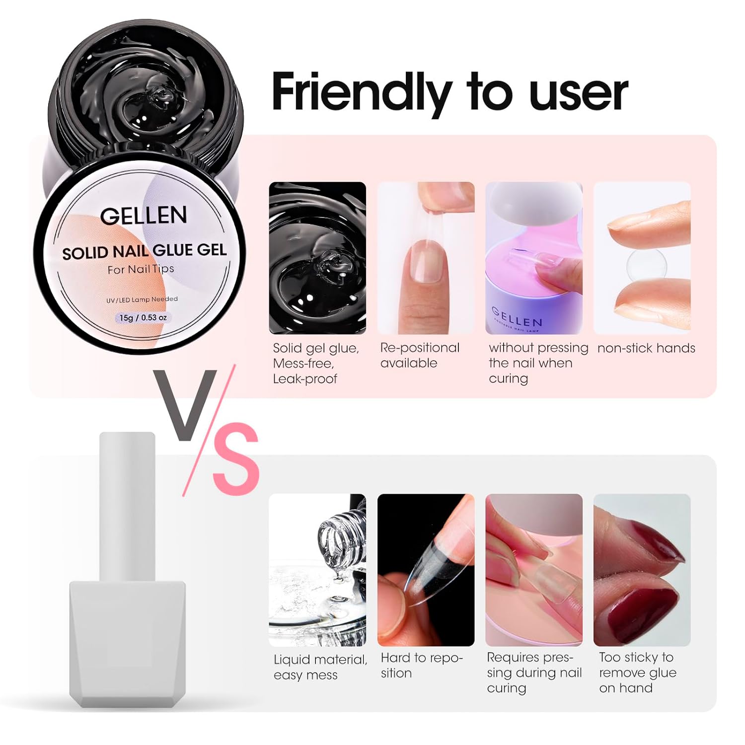 GELLEN - Gel Sólido para Uñas, - Nail Art Extension reseña y precio