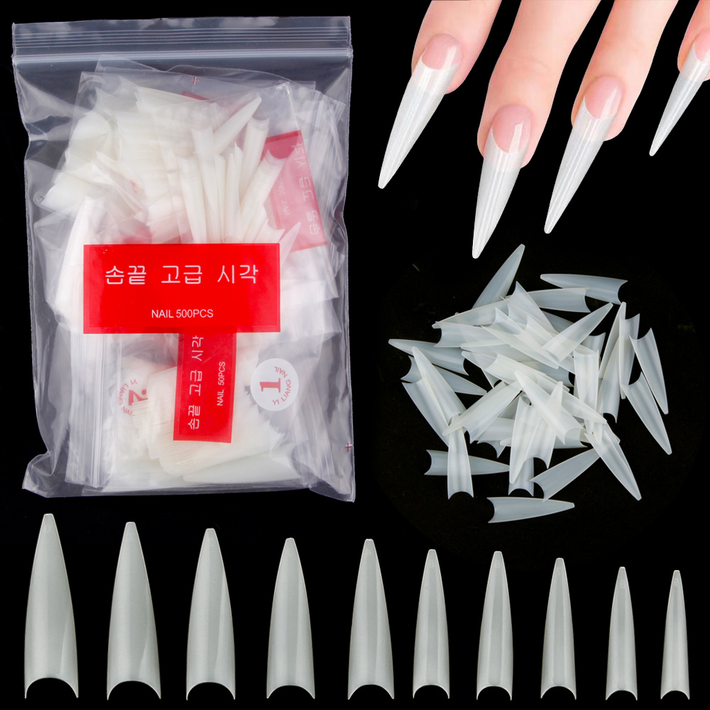 1 bolsa (600 uds) puntas de uñ - Nail Art Xl reseña y precio