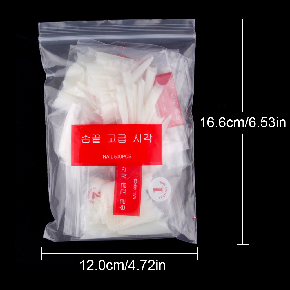 1 bolsa (600 uds) puntas de uñ - Nail Art Xl reseña y precio