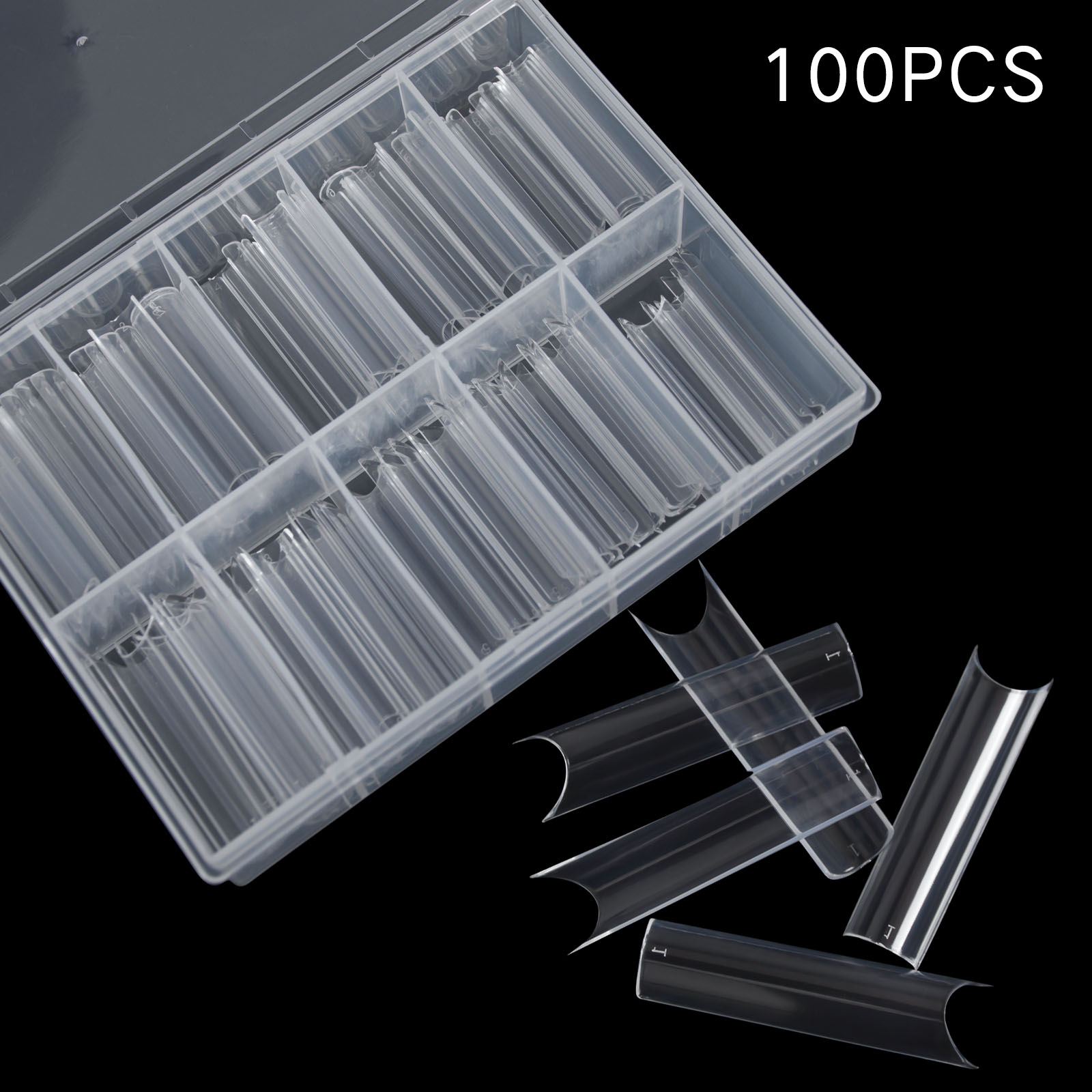 100 unids/caja XXL puntas de u - Nail Art Xl reseña y precio