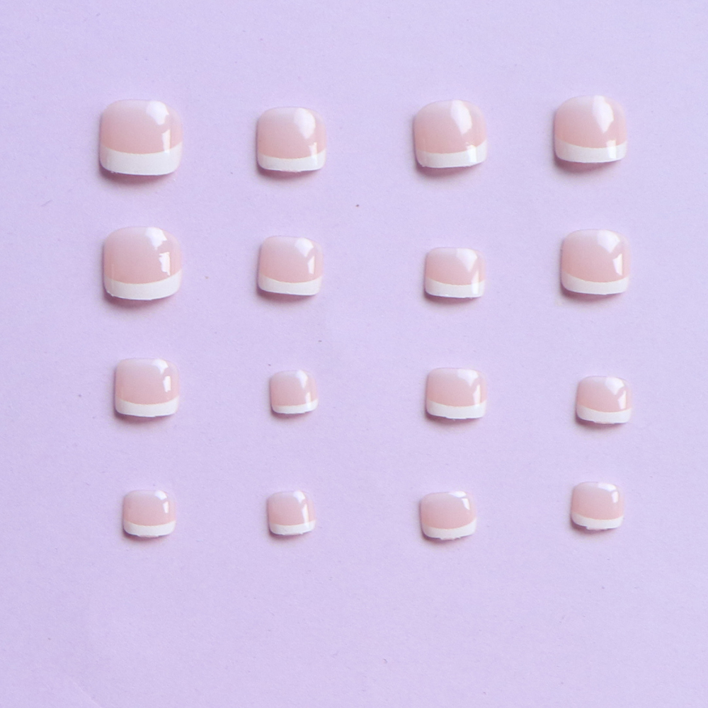 Uñas postizas para dedos de lo - Nail Art French reseña y precio