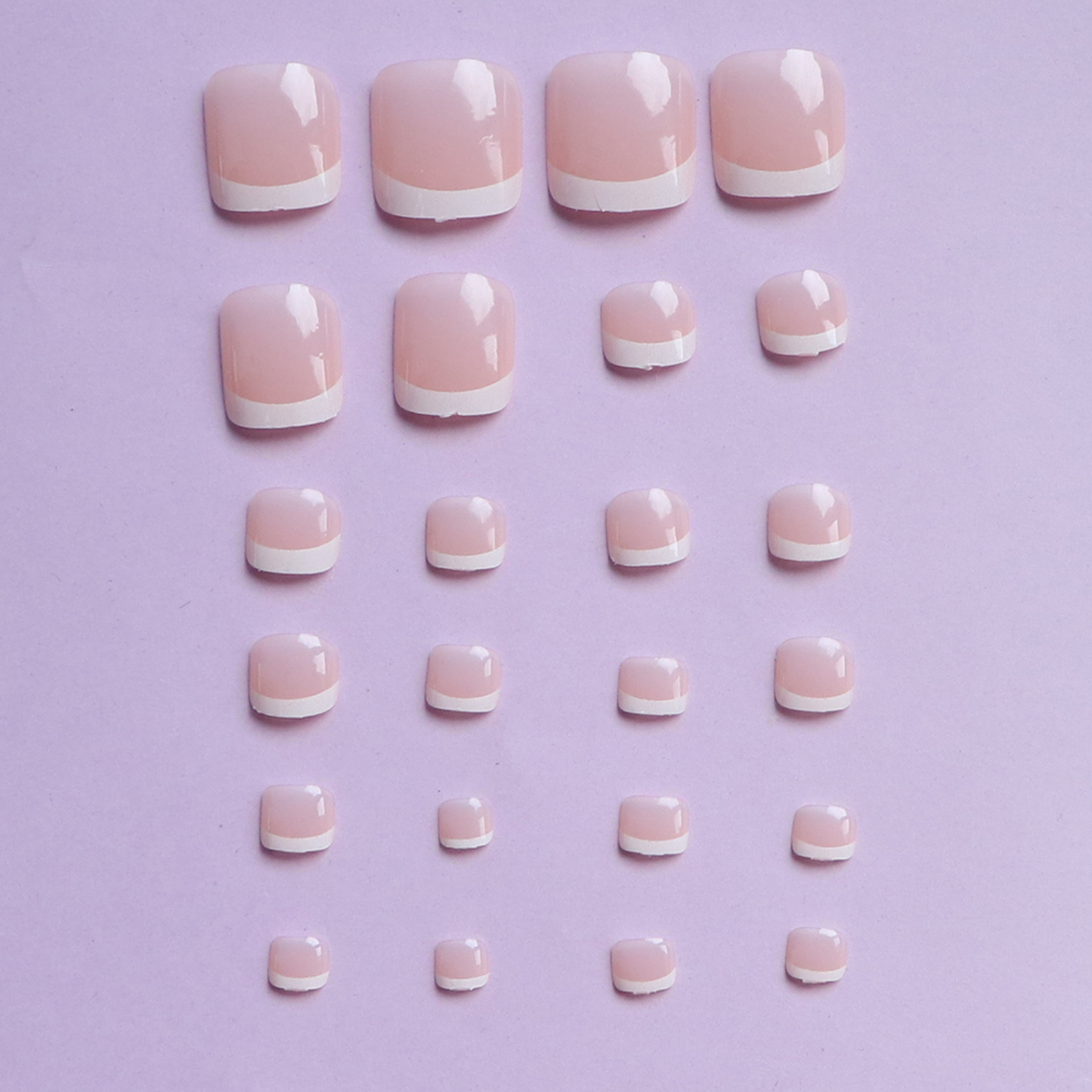 Uñas postizas para dedos de lo - Nail Art French reseña y precio