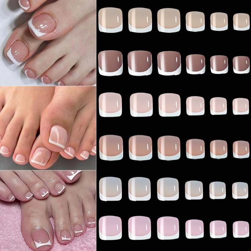 120 Uñas Postizas Cuadradas Fr - Nail Art Extension reseña y precio