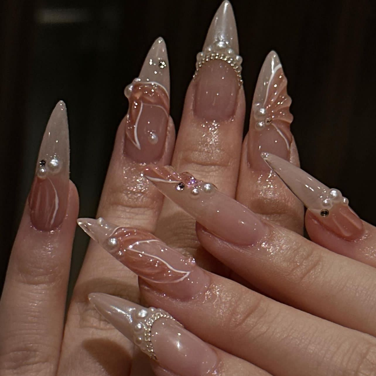 24 Uds. De puntas de uñas post - Nail Art French reseña y precio