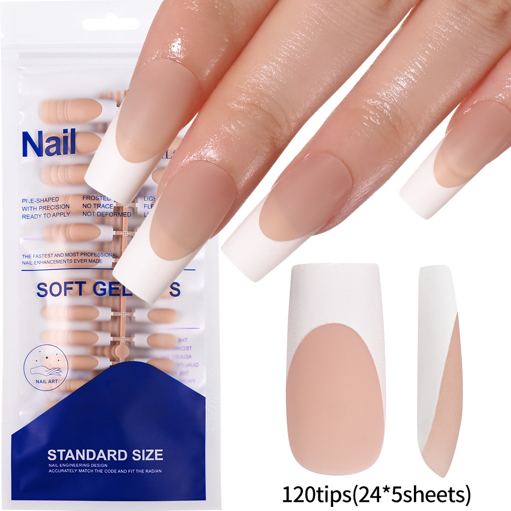 120 Uñas Postizas Blancas Nude - Nail Art Xl reseña y precio