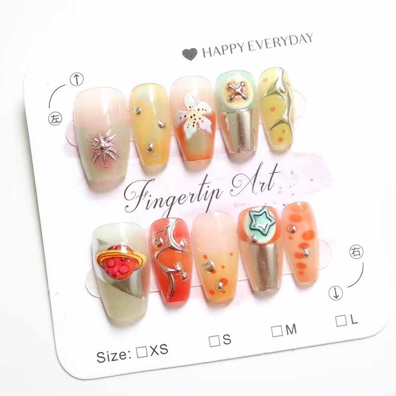 10 Uds. De pétalos en relieve  - Nail Art French reseña y precio