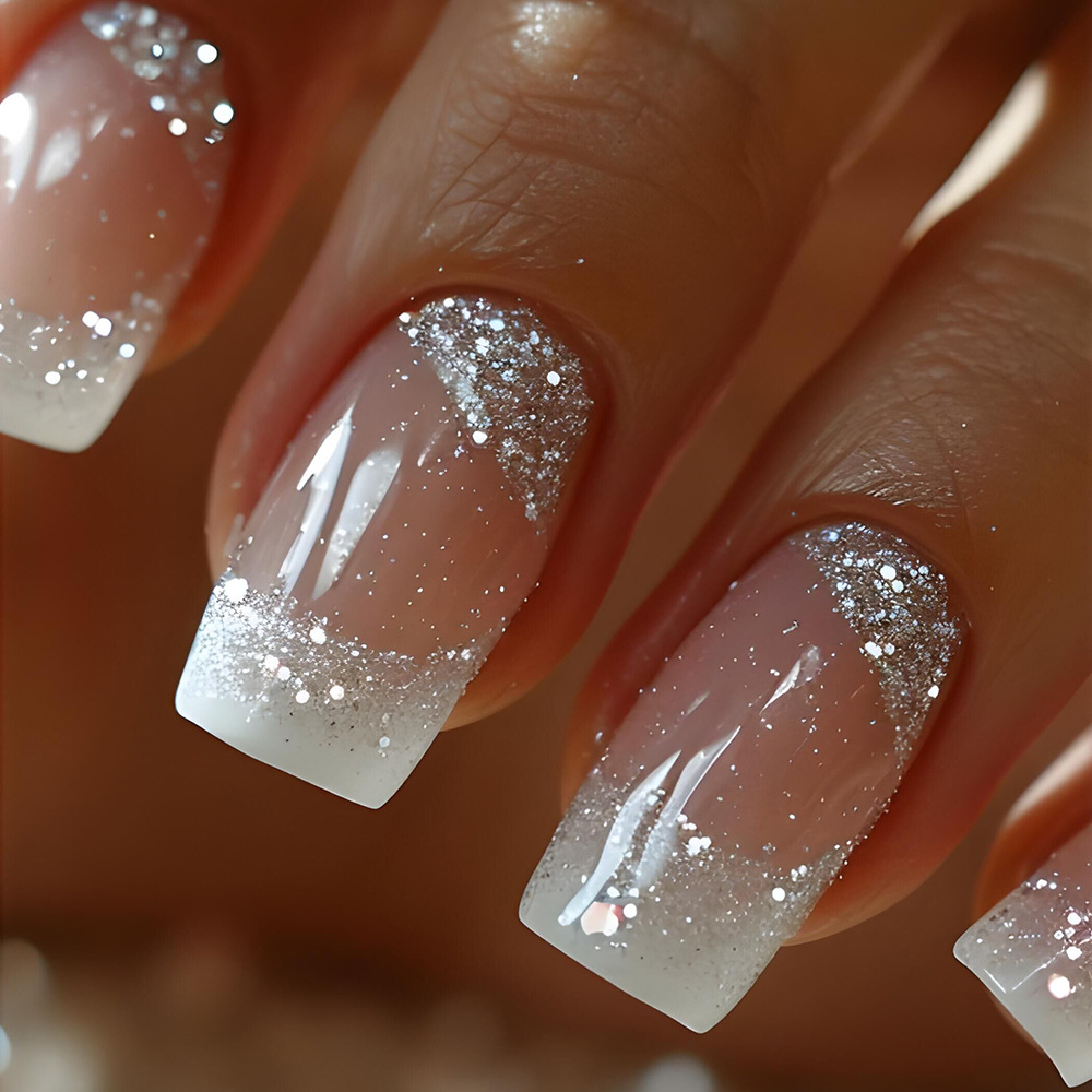 24 piezas/set de uñas postizas - Nail Art French reseña y precio