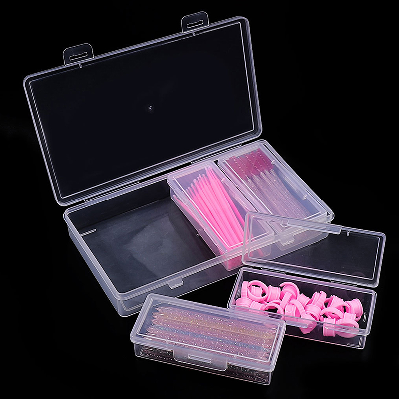 Caja de Almacenamiento Transpa - Nail Art Extension reseña y precio