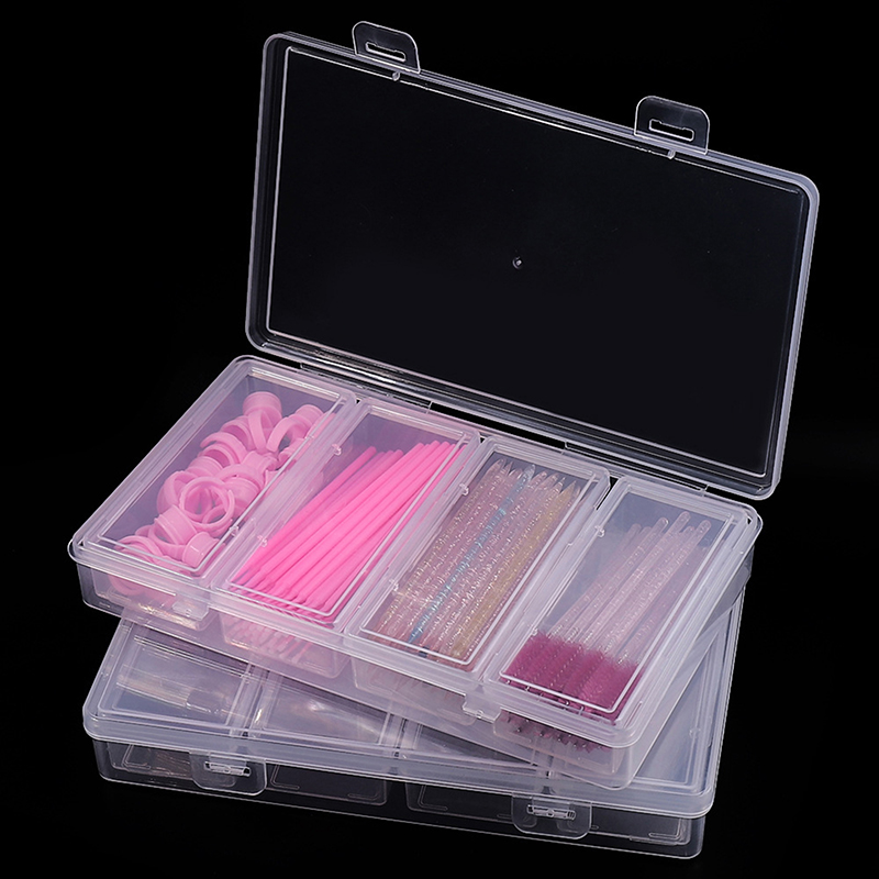 Caja de Almacenamiento Transpa - Nail Art Extension reseña y precio