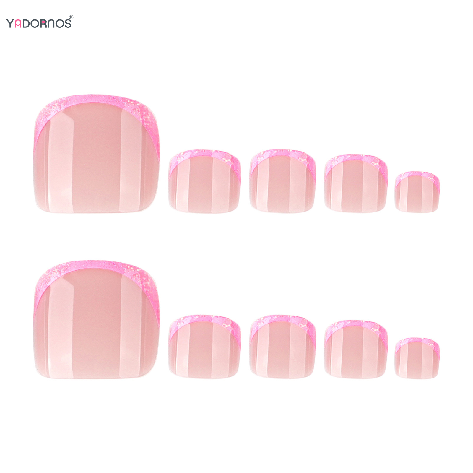 Uñas postizas con puntas franc - Nail Art French reseña y precio