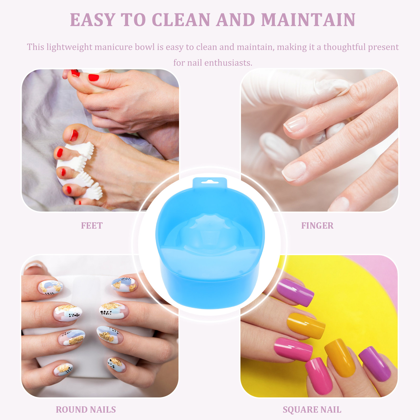 Juego de 4 Cuencos para Manicu - Dip Powder Nail reseña y precio