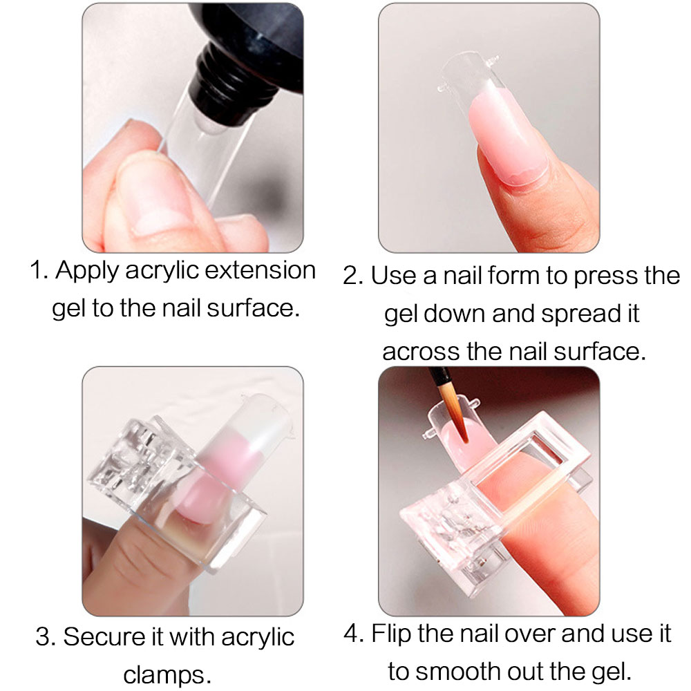 5 Uds. Puntas de Gel Poliviníl - Nail Art Extension reseña y precio