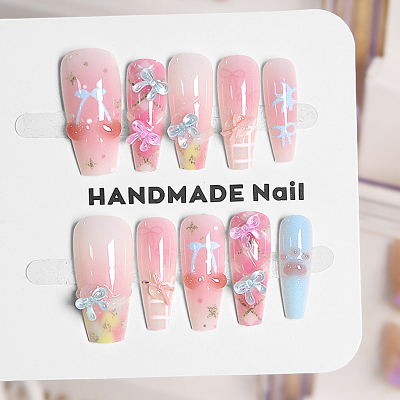10 Uds. Uñas Postizas Francesa - Nail Art French reseña y precio