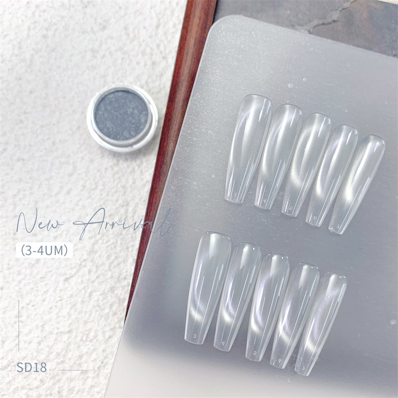 HNDO nuevo plata blanco 3D ojo - Dip Powder Nail reseña y precio