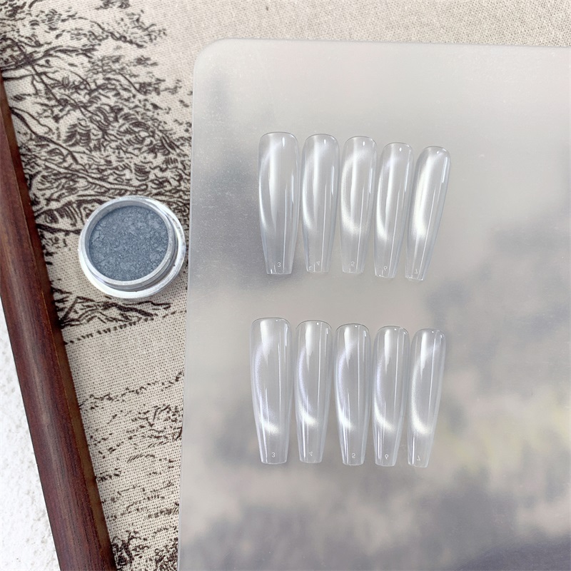 HNDO nuevo plata blanco 3D ojo - Dip Powder Nail reseña y precio