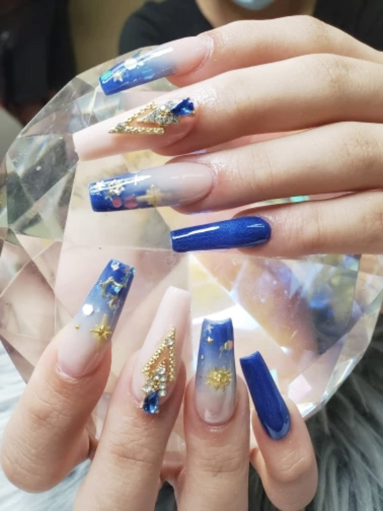 Dijes de manicura de cristal d - Nail Art Lotso reseña y precio