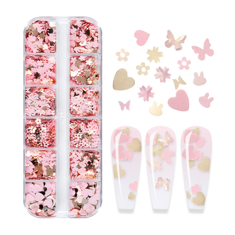 Mariposa fluorescente de color - Nail Art Extension reseña y precio