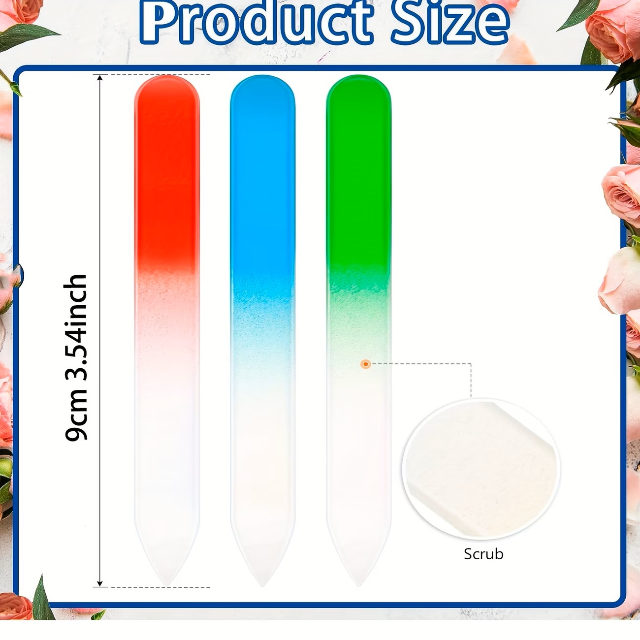 6 Limas de Uñas de Cristal Che - Nail Art Xl reseña y precio