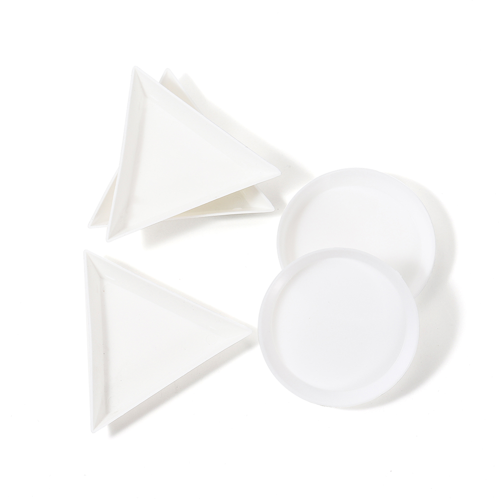 Plato triangular redondo de pl - Nail Art Lotso reseña y precio