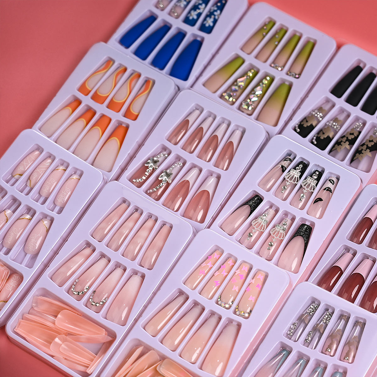 Uñas postizas de acrílico fran - Nail Art Xl reseña y precio