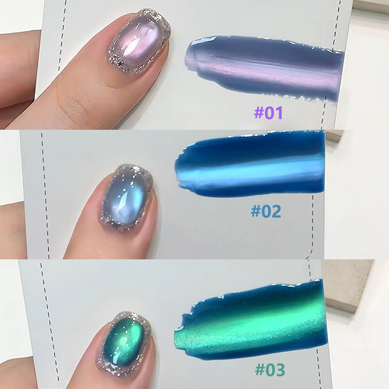 1 unidad de Esmalte de Uñas en - Nail Art Emerald Blue reseña y precio