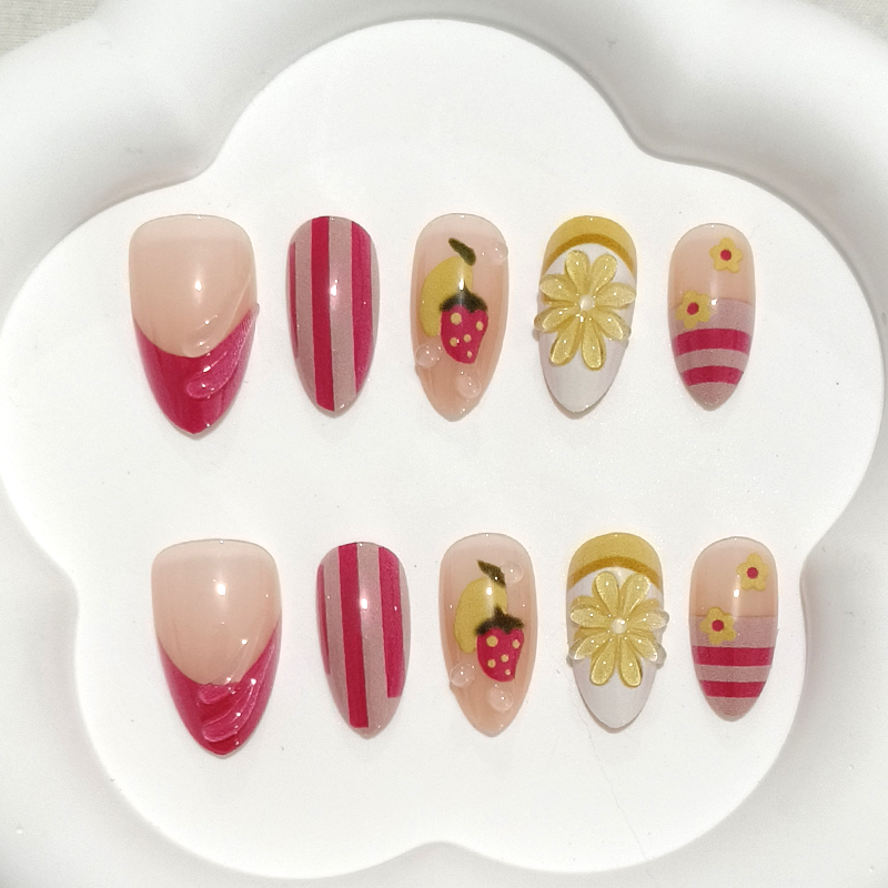 10 Uds. Adhesivos de Uñas Fran - Nail Art French reseña y precio
